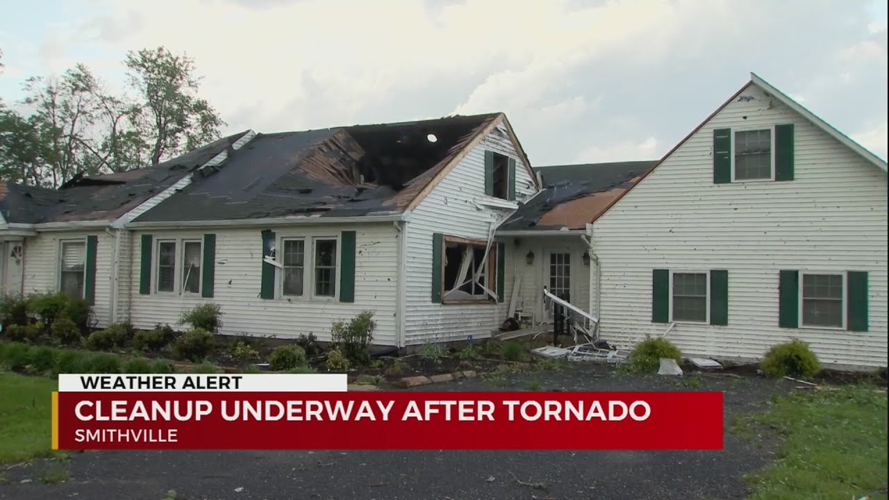 Cleanup underway after tornado in DeKalb County - YouTube