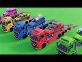 ALL POLICE CARS UNLOADED FROM BIG TRANSPORT TRUCK - FS22!