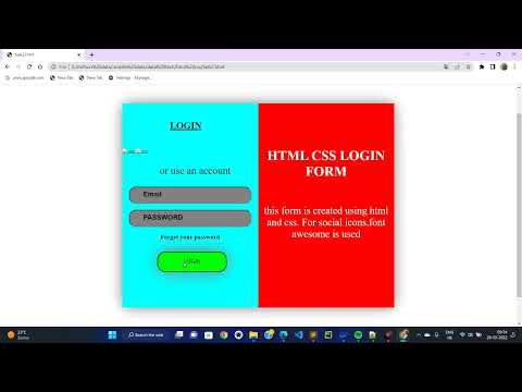 Login Form make html and css  Animated Login Form with Source Code | Login Page using Html CSS