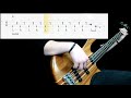 Toto - Rosanna (Bass Cover) (Play Along Tabs In Video)