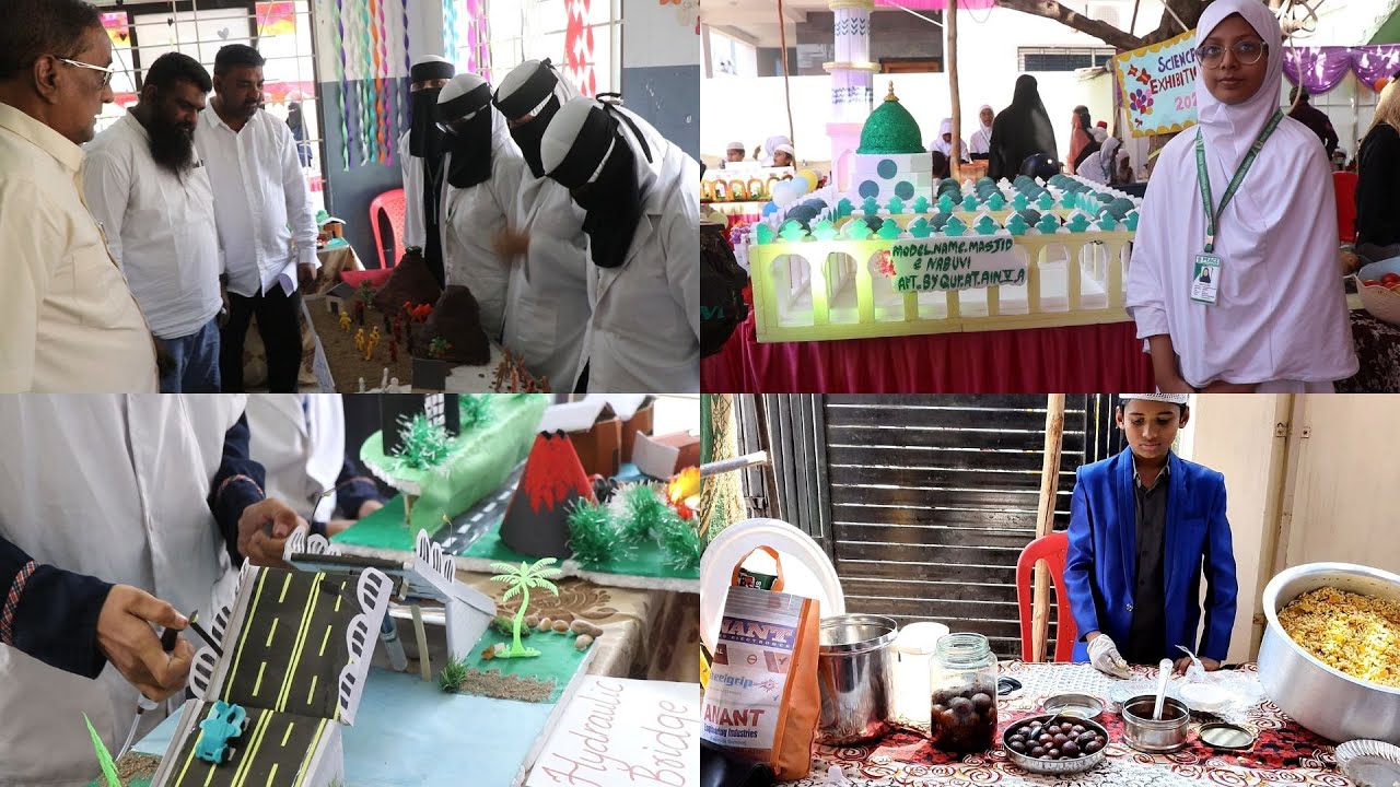 Peace Islamic International School, Misbah Nagar Hosts a Science Exhibition & Food Festival.