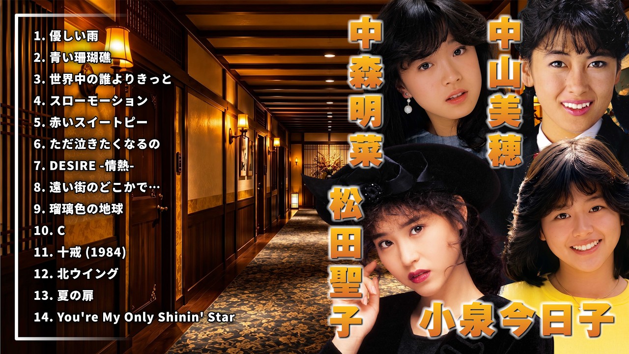 中森明菜 松田聖子 中山美穂 小泉今日子 アイドル投稿大全 中森明菜 松田聖子 小泉今日子 中山美穂 テレビの前で夢中になった80