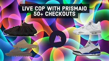 Live Cop Cookout With PrismAIO | YEEZYS, JORDANS, AND MORE | 50+ Checkouts