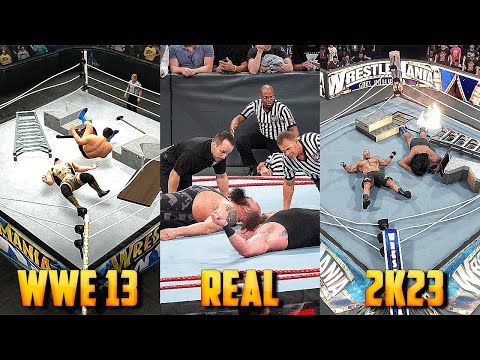 Breaking The Ring In Every WWE Games! (2012 - 2023)