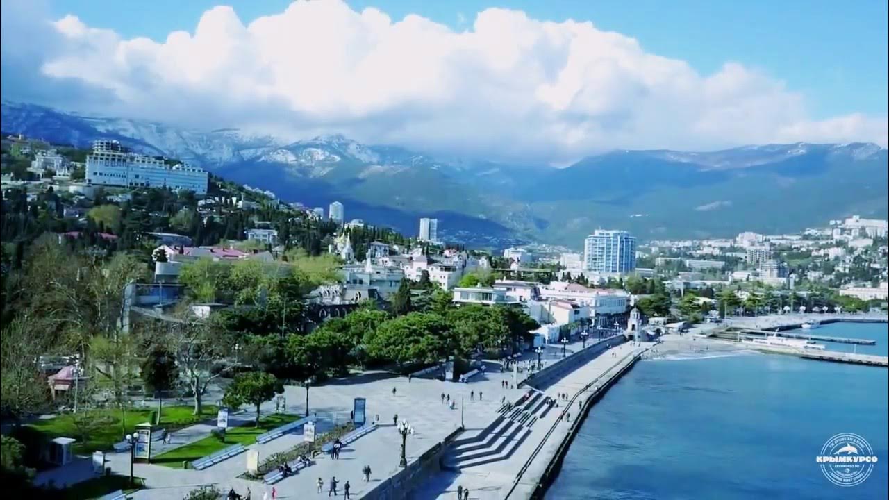 Санаторий им Чехова Ялта с птичьего полета