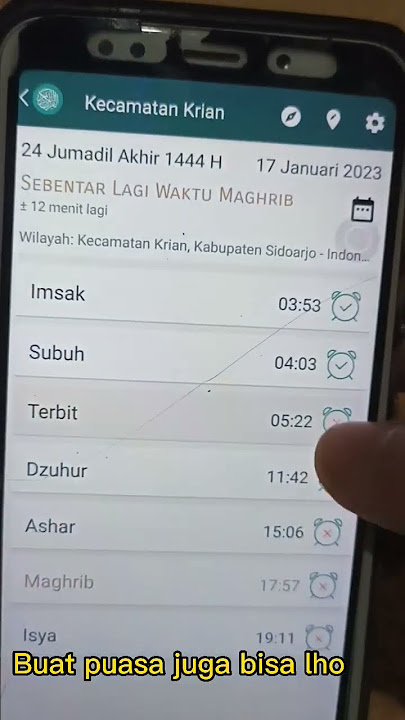 GRATIS❗❗❗ Alarm solat agar tepat waktu puasa #viral #alquran #alquranterjemahanbahasaindonesia