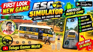 New mobile game First look ESC Bus Simulator @telugugamerworld  screenshot 4