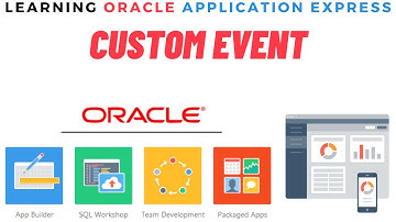 What is Custom Event in Apex - What is Dynamic Actions in Oracle Apex - How to use JavaScript