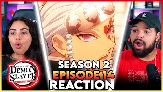 THIS EPISODE BLEW OUR MINDS | Demon Slayer season 2 Episode 14 Reaction