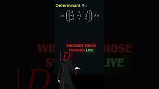 Matrix vs Determinant: The Battle for Space! 🌌💥 | Master Linear Algebra with Anime Vibes! 🚀📈