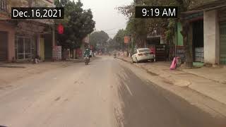 ĐT 296 Km 8   Km 9+500 ngày 17 12 2021