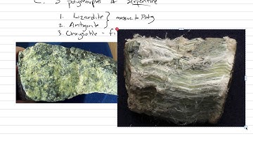 Petrology: Metamorphism at MOR and Serpentinization