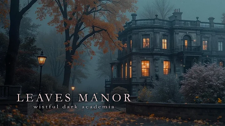 Misty Manor | Dark Academia Piano, Violin & Cello with Rain - Music For Writing and Study