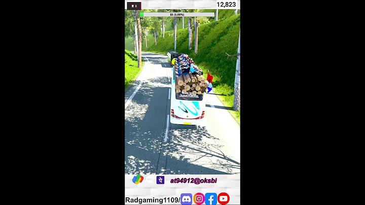 Euro Truck Simulatoe2  bus drive in  dangerous  road POV drive  #ets2