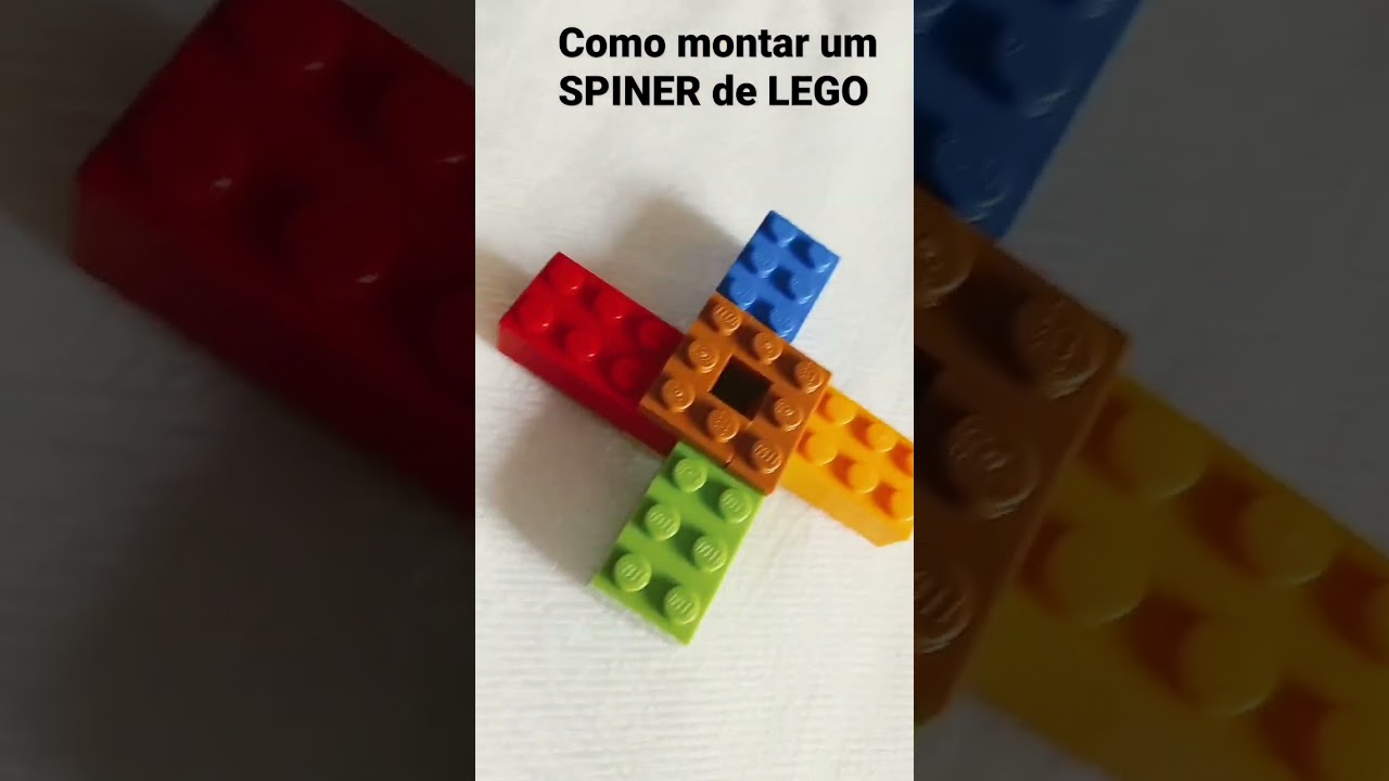 como montar um SPINER de LEGO