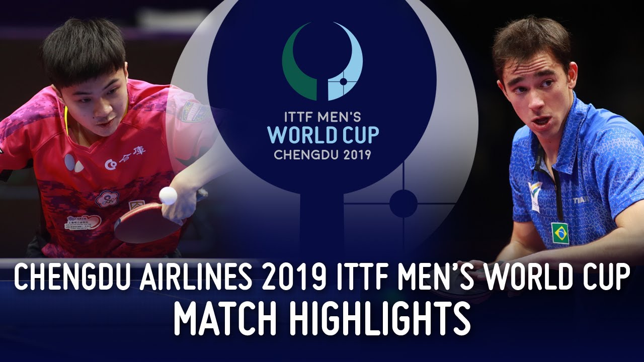 Lin Yun-Ju vs Hugo Calderano | 2019 ITTF Men's World Cup Highlights (1/4)