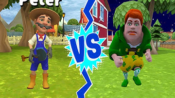 Dark Riddle 2 vs Dark Riddle Mod APK ( Lepricon Girl vs Peter )