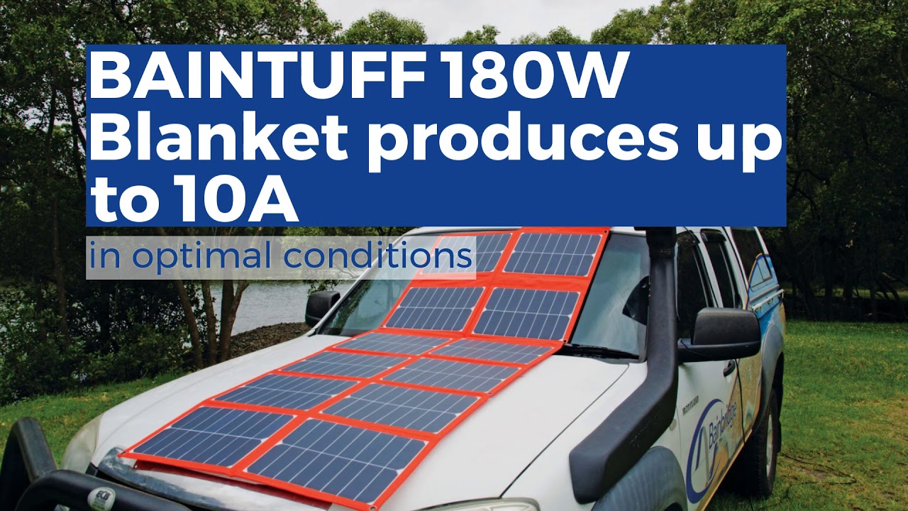 baintuff 180w folding solar blanket