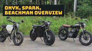 Comparing Beachman, Onyx, and Spark Javelin. The Best Sub $6,000 Legal Electric Motorbikes.