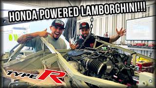 Building a Civic Type R powered Lamborghini Murcielago 