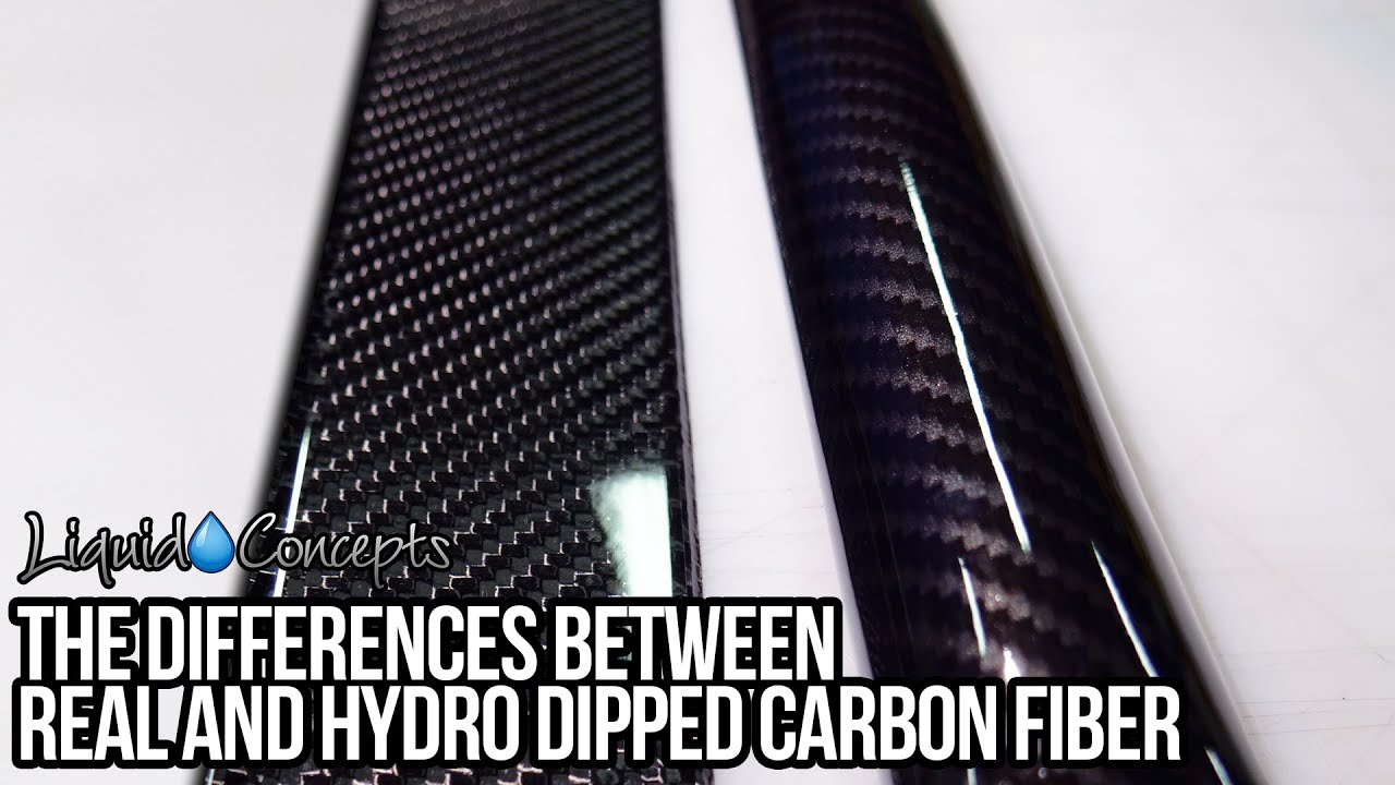 Real Carbon Fiber Vs Hydro Dipped Carbon Fiber | Liquid Concepts | Weekly Tips And Tricks