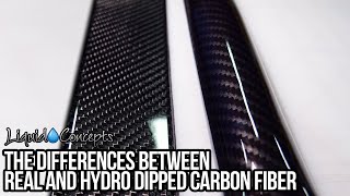 REAL Carbon Fiber vs HYDRO DIPPED Carbon Fiber | Liquid Concepts | Weekly Tips and Tricks