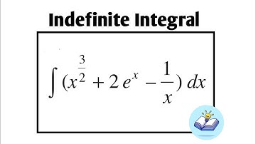 Evaluate ∫(x^(3/2)+2e^x-1/x)dx || Indefinite integral #integral #study #question