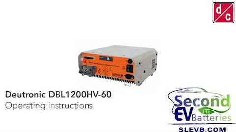 Deutronic  DBL 1200 HV-60 Demo Operating Instructions