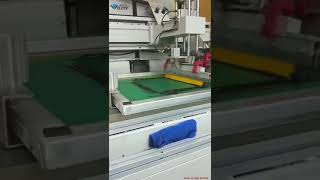 Famous CCD vision positioning high precision screen printing machine for sheet Wealth