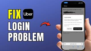 How To Fix Uber Login Problem (Can’t Sign In Issue Solved 2026) | Uber Account Login