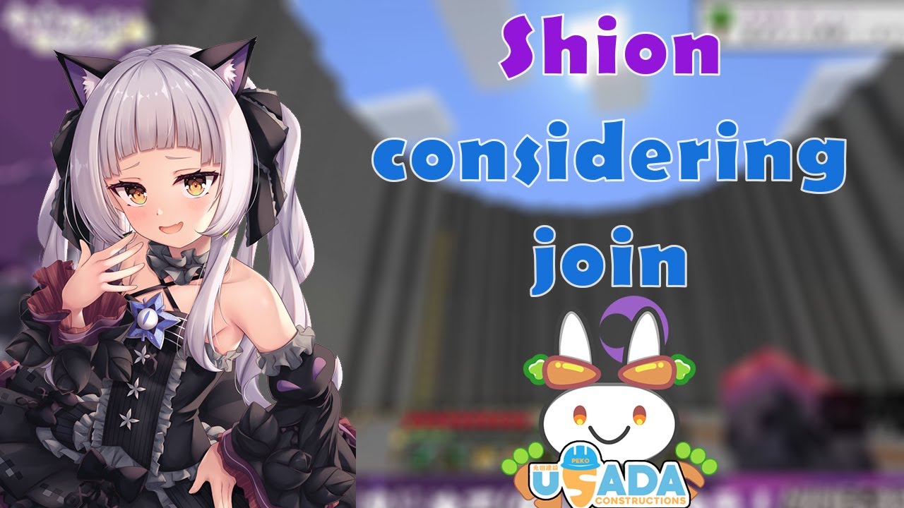 After saw all the Usaken Project, Shion consider to join Usaken!!