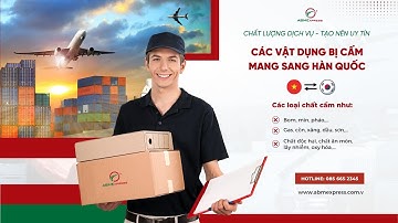 CÁC VẬT DỤNG BỊ CẤM MANG SANG HÀN QUỐC