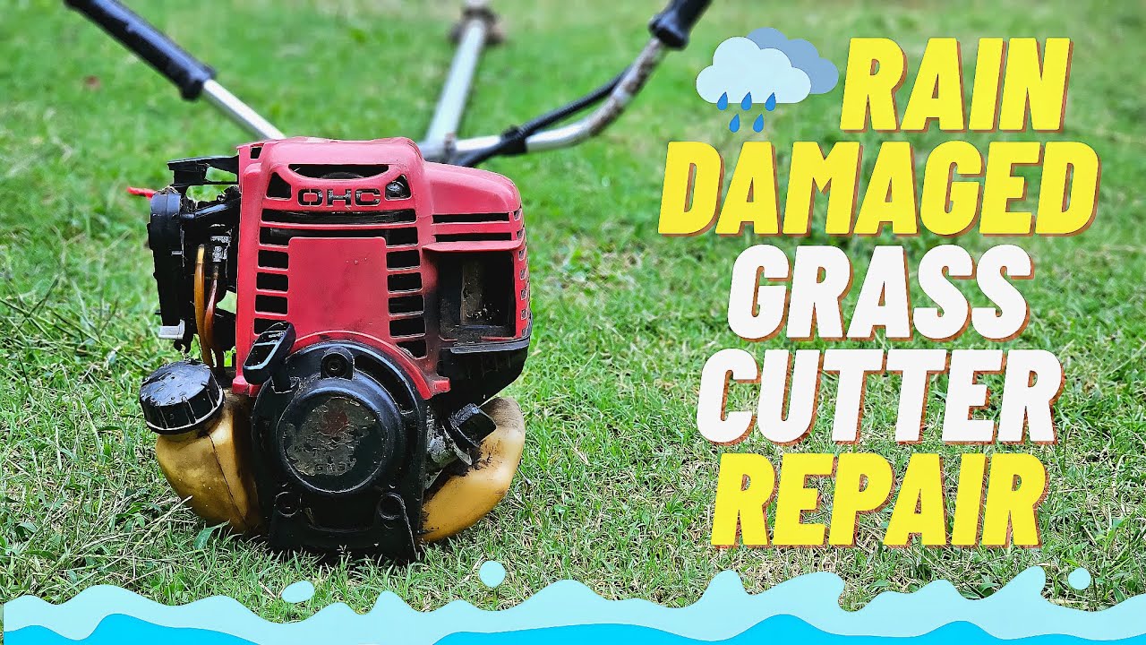 Rain damaged Honda grass cutter repair | can we fix it? - YouTube