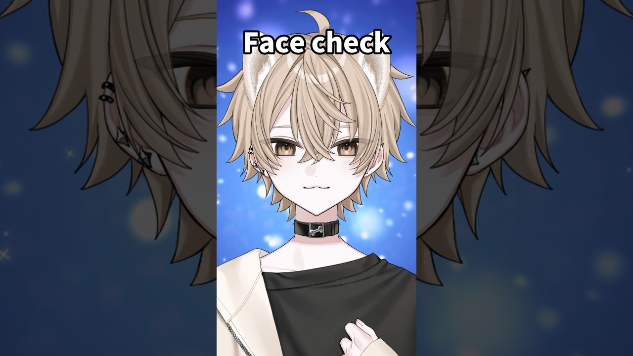 🐶 Face check ✅✅ #vtuber #新人vtuber #shorts