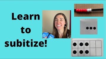SUBITIZE numbers! Dice, ten frame, dots, rekenrek/math rack for teachers, homeschool parents, & kids