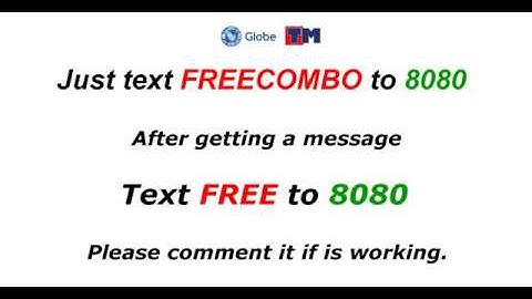 Globe/TM free 1 day Unlimited Text All Networks + 10 mins call