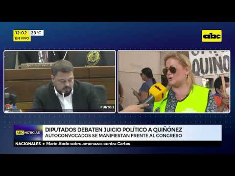 Autoconvocados se manifiestan