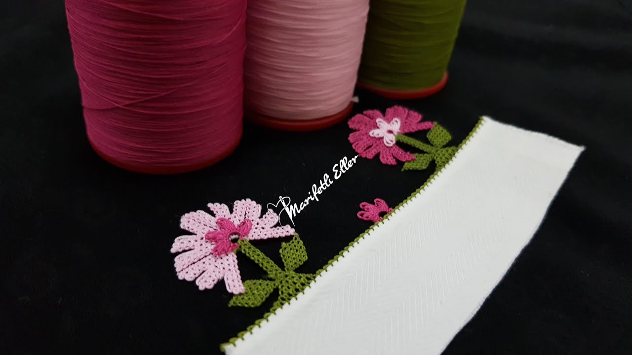 İğne Oyası Çok Gösterişli Pamuk Şekeri Modelinin Anlatımlı Yapılışı | 491. Model