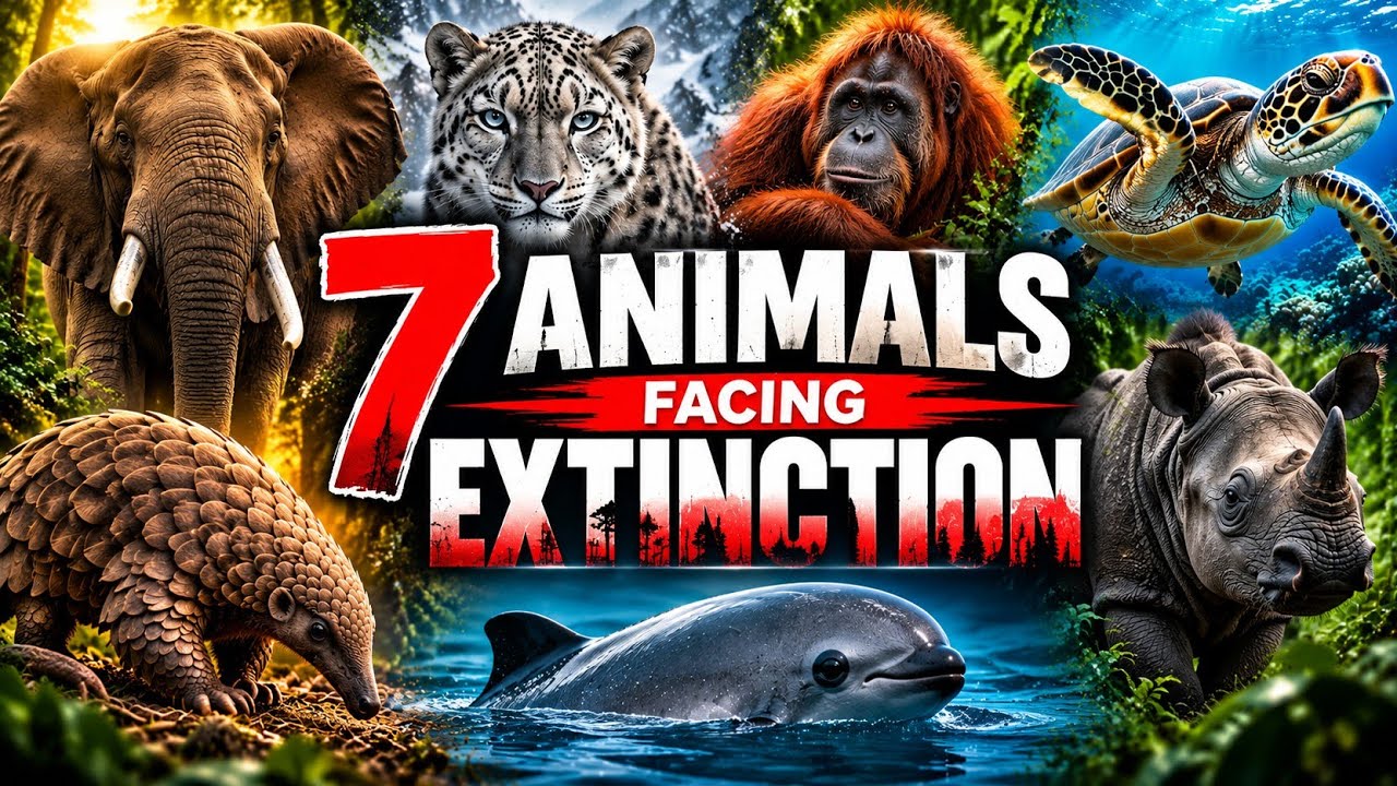 7 Animals Facing Extinction | Wildlife Under Threat