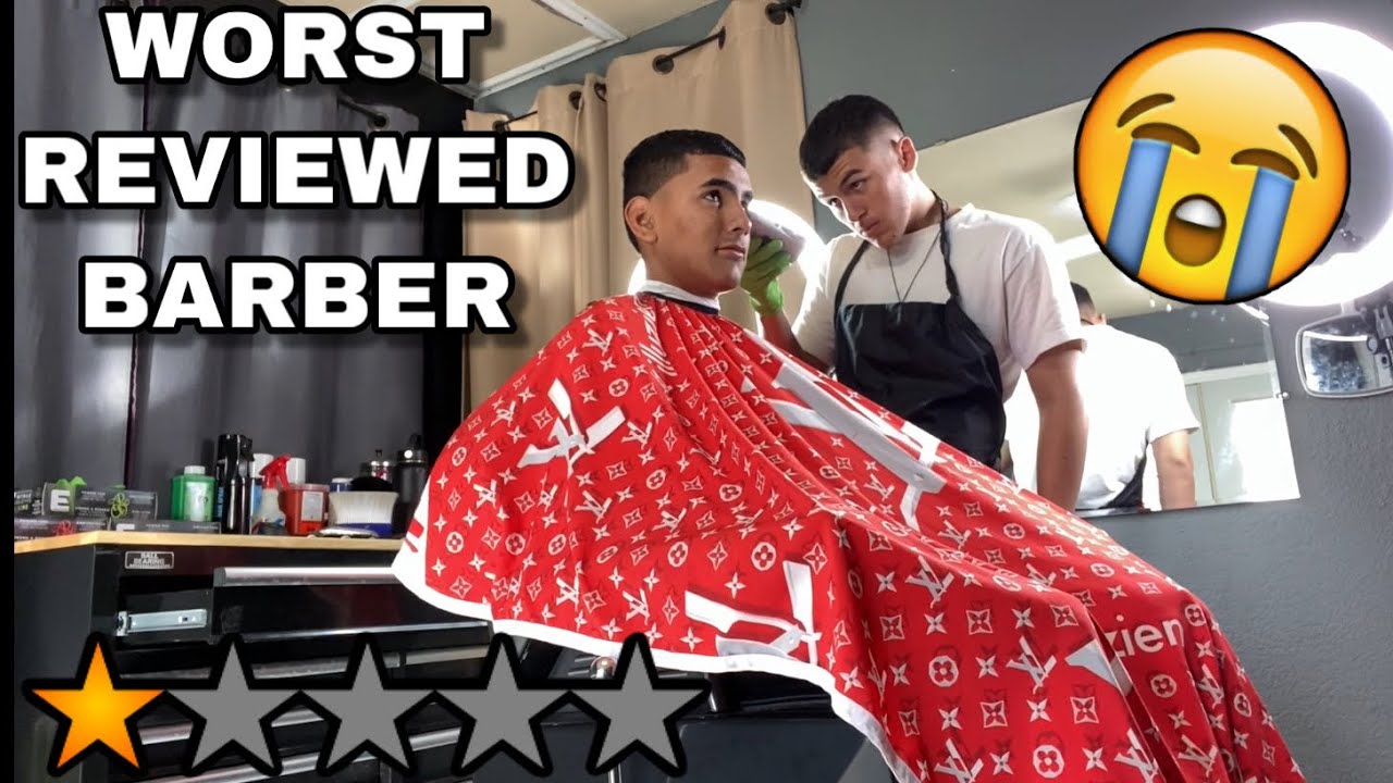 GETTING A HAIRCUT AT THE WORST REVIEWED BARBER IN MY CITY YouTube