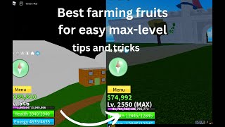 best farming fruits for every sea in blox fruits! (tips and tricks)