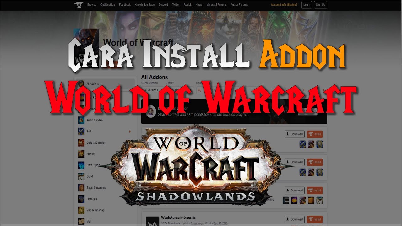 how to install a world of warcraft addon how to install a world of warcraft addon