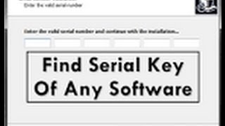 How to Get  Serial Number Any Software screenshot 3