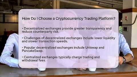 How Do I Choose a Cryptocurrency Trading Platform? | All About Crypto Exchanges News