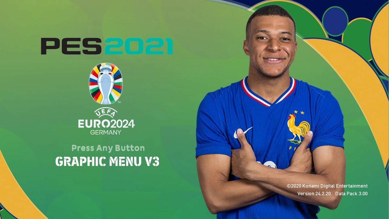 PES 2021 New Graphic Menu EURO 2024 V3 - YouTube