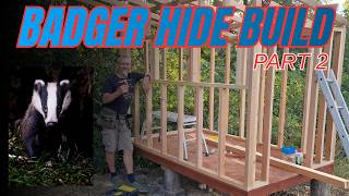 BUILDING A HIDE - SIMPLE CONSTRUCTION - HOW TO BUILD A WOODEN HIDE