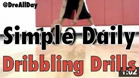 Simple Daily Dribbling Drills | Ball Handling Workout Tutorial | Dre Baldwin