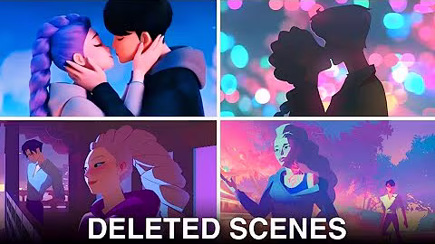 KPop Demon Hunters DELETED Scene | Rumi Jinu Kiss Deleted | Netflix
