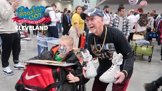 SNEAKERCON CLEVELAND / GRANDPAS FIRST SNEAKERCON