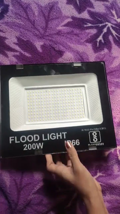 Gesto 200W Ultra Slim Led Outdoor Lamp  #BarkhaKushwaha#flipkart#shopping#unboxing#ledlights